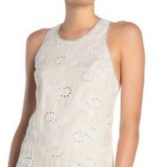 Rebecca Taylor Linen Eyelet Dress NWT - Picture 4 of 5